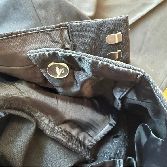 Everlane PONTE WIDE-LEG TROUSER size 0 black with hole - Picture 8 of 9